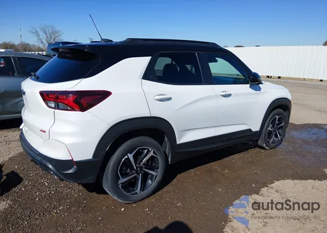 2022 Chevrolet Trailblazer Fwd Rs из США, поврежденный, VIN KL79MTSL2NB025186